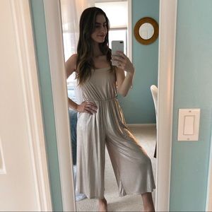 Champagne Jumpsuit - Size Small